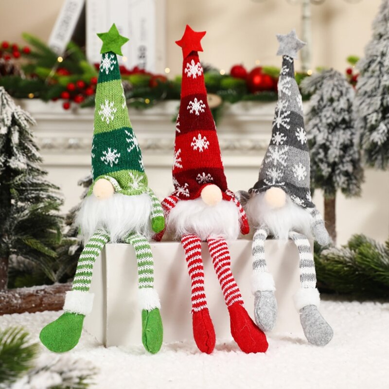 New 6 Styles Glowing Gnome Christmas Faceless Doll Merry Christmas Home Decoration Navidad Natal Gift  New Year Christmas Gifts