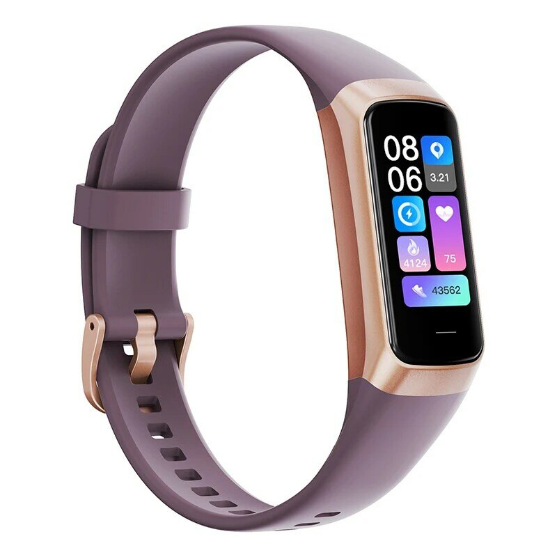 C60 intelligent exercise bracelet is suitable for blood pressure and heart rate monitoring, sleep reminder and Bluetooth calls.