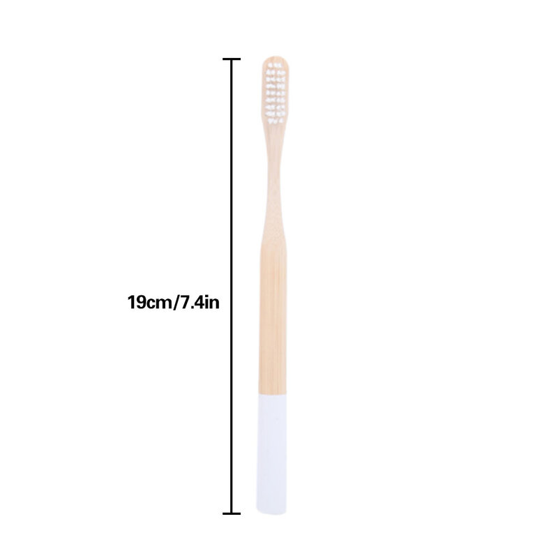 Sikat gigi bambu murni nilon sikat pembersih Oral alat gigi bulu arang lembut