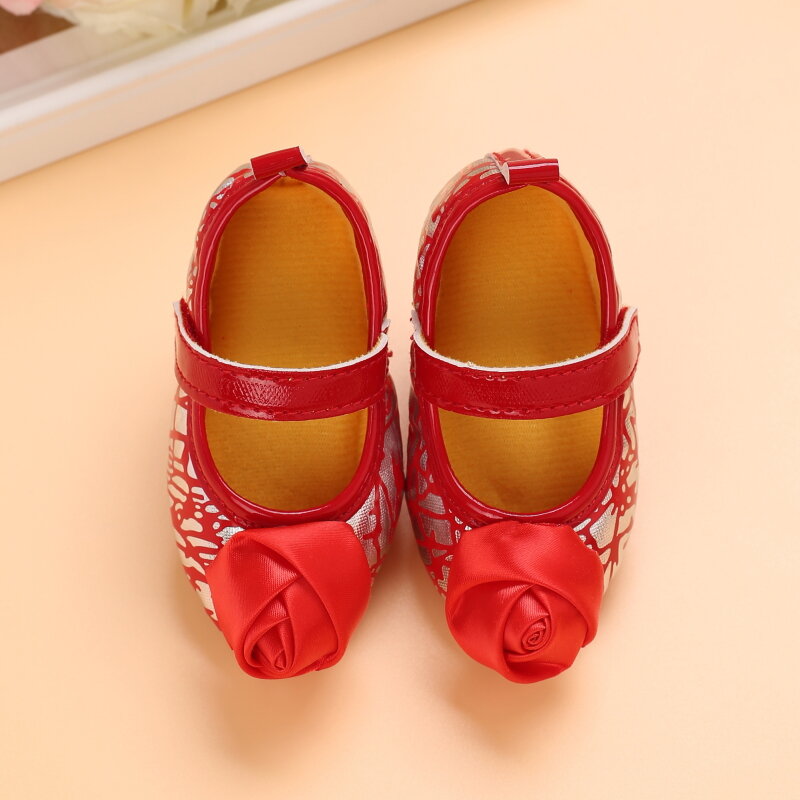 Zapatos de tacón alto para niña recién nacida, zapatos de princesa con lazo para fiesta de primer cumpleaños, accesorios para fotos, 2023