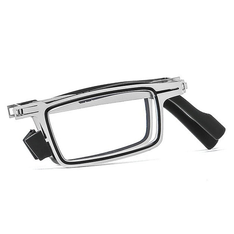 1pc óculos de leitura anti-azul homem metal dobrável presbiopia óculos quadro óculos de refrigeração com caso + 1.0 + 2.0 + 3.0 + 4.0