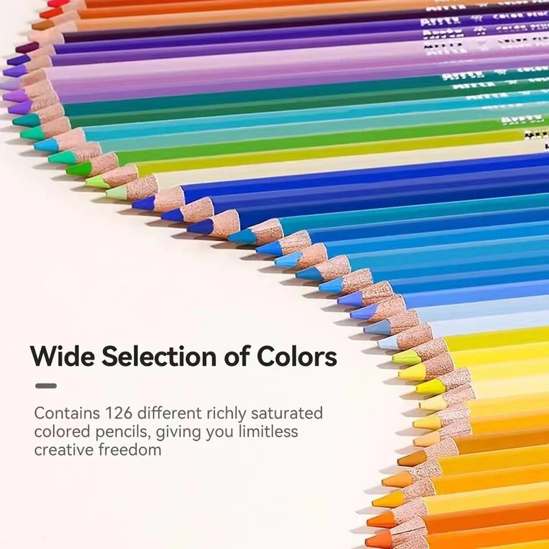 Artx-芸術的な色鉛筆のセット,垂直の保護インサートボックス,ハウジングのためのプレミアムソフトリード,明るい色