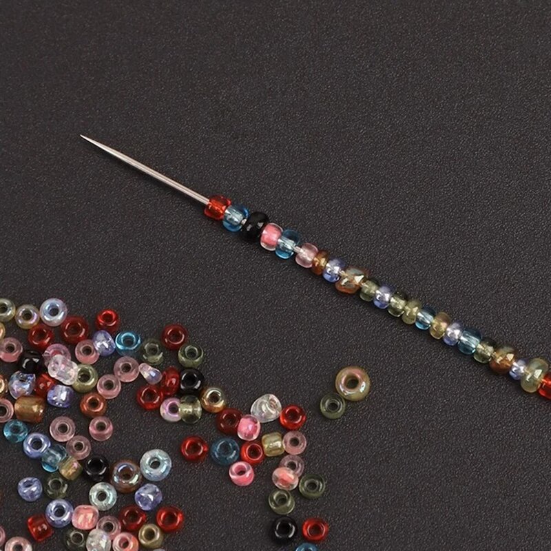 Mieszane igły metalowe paciorki do koralików nawlekania sznurek tambur/biżuteria bransoletka naszyjnik przypinka sznur narzędzia narzędzie do majsterkowania