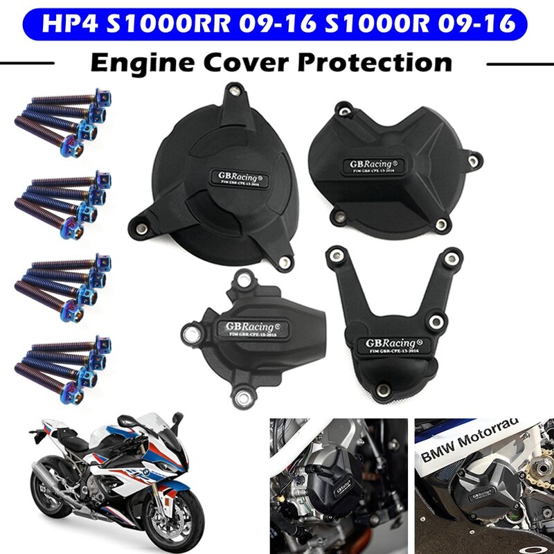 Hurcycles-GB Racing Engine Cover, Protection Case, BMW S1000RR, S1000R, Gardens 4, 2009, 2010, 2011, 2012, 2013, 2014, 2015, 2016, GBRacing