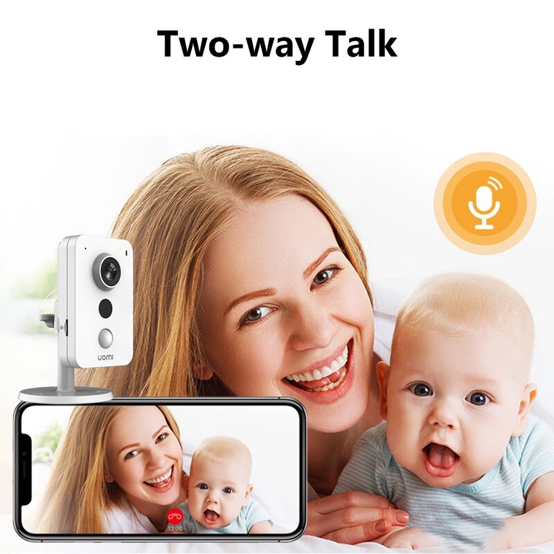 IMOU Cube 4MP WiFi IP Camera H.265 PIR Two-Way Talk Abnormal Sound Detection Excellent Night Vision IPC-K42P Surveillance camera