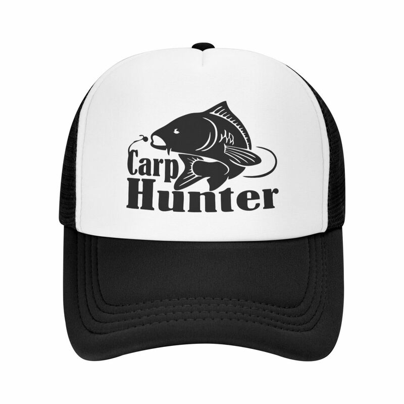 Custom Carp Hunter Fishing Fisherman Baseball Cap Outdoor Men Women's Adjustable Trucker Hat Autumn