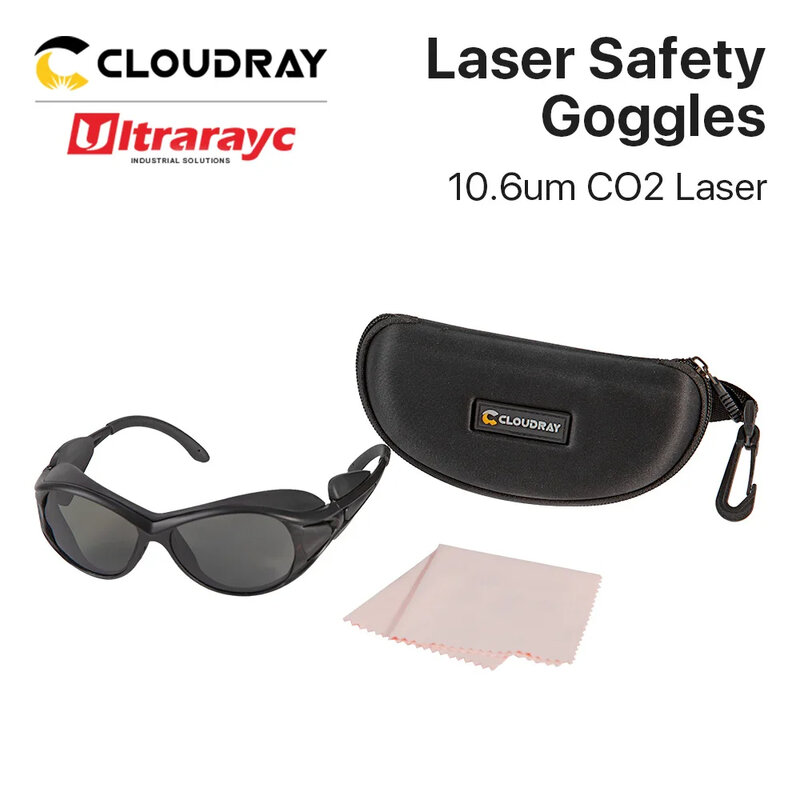 Ultrarayc CO2 Laser Óculos de Segurança, Óculos de Proteção de Tamanho Pequeno Escudo Óculos de Proteção para Máquina Laser Co2