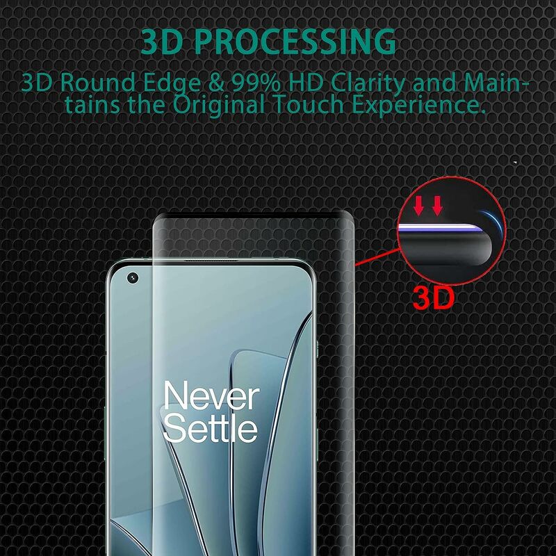 1/4Pcs Tempered Glass For OnePlus 10 Pro Screen Protector Glass Film