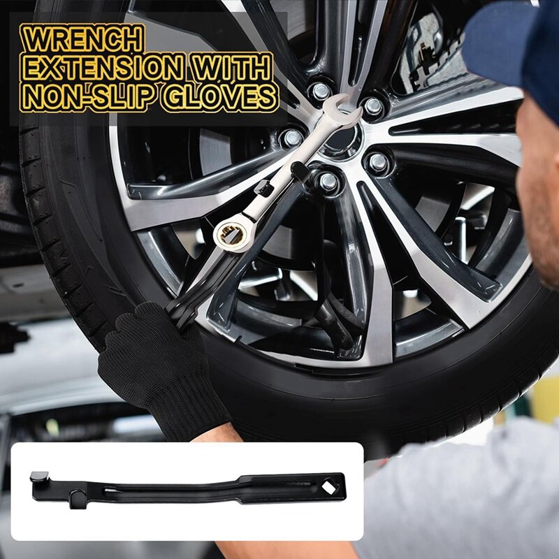 Wrench Extender Tool And Wrench Extender Tool Bar, Universal Wrench For Automotive Repairs With 1/2 Hole And Mechanics, Durable