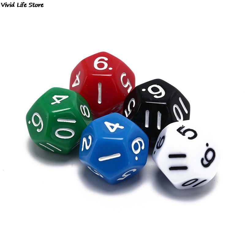 1Pc 25g Gambling Tool 12 sided dice 12 face dice dnd game D12 dice Bar Party Accessories