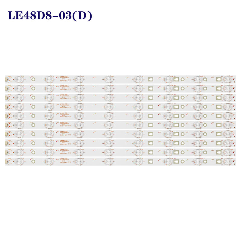 Retroilluminazione A LED bar per Haier LE48B510F LSC480HN10 LS48H310G LE48G520N LE48U5000TF TF-LED48S39T2S LED48D8 LE48D8-03 D 3034800822
