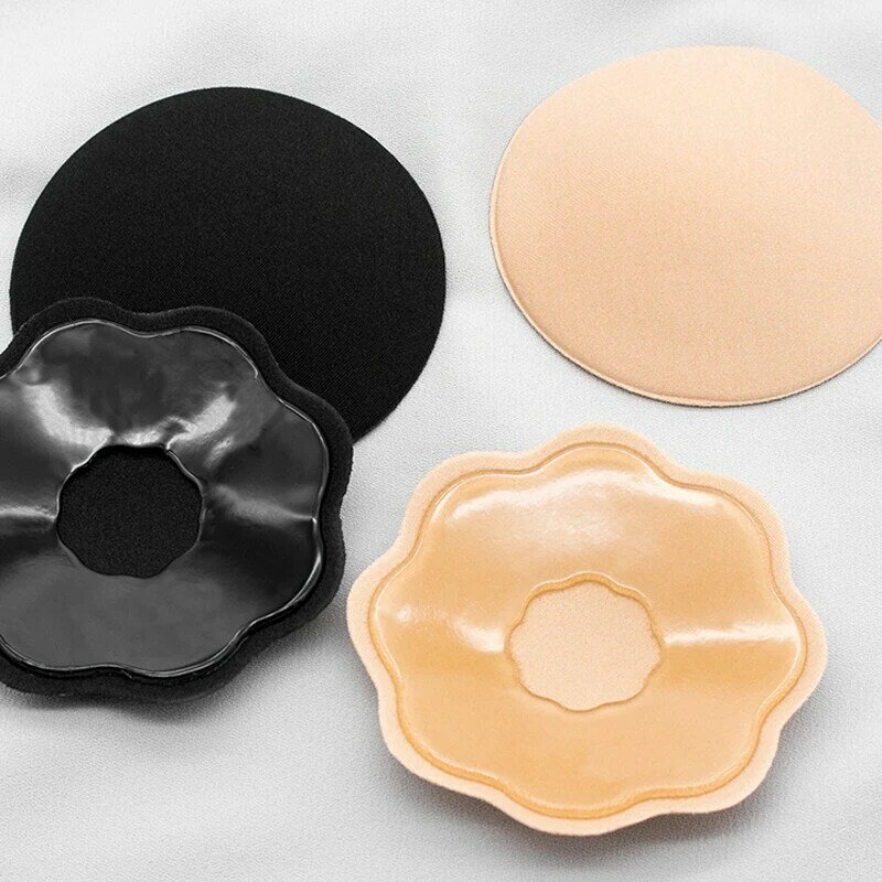 Reusable Invisible Silicone Nipple Cover Self Adhesive Breast Chest Bra Pasties Pad Mat Stickers Accessories Lift For Woman