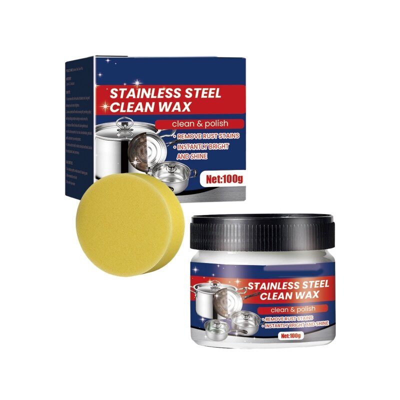 Efficient Stainless Steel Cleaning Pastes Say Goodbye to Stubborn Dirt Home Use