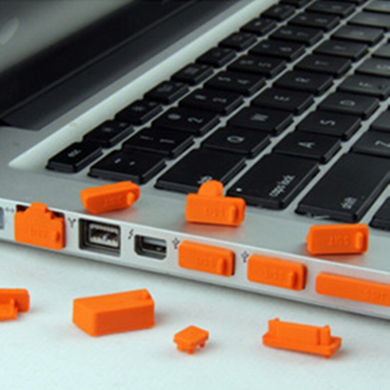 13 sztuk Laptop wtyczka przeciwkurzowa silikonowa obudowa komputera korek Notebook wtyczka pyłoszczelna przeciwpyłowa wtyczka USB akcesoria komputerowe