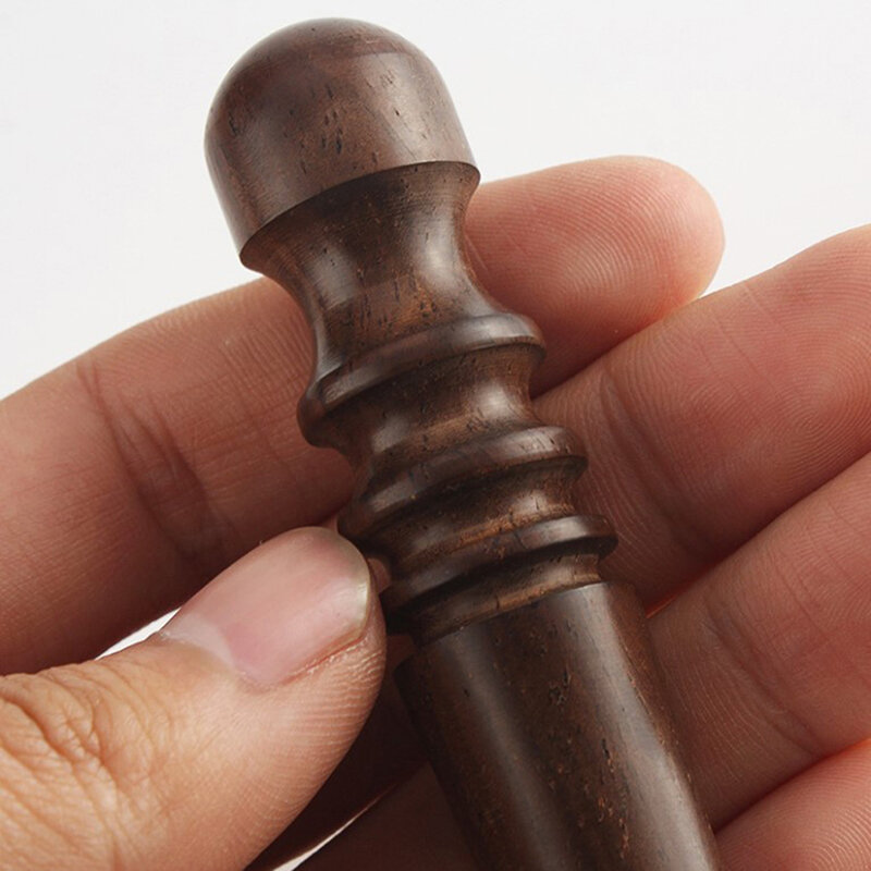 Bâton de polissage de bûche de bois de ponçage du cuir de branche aigre africaine, version longue et courte, outils de bricolage faits à la main