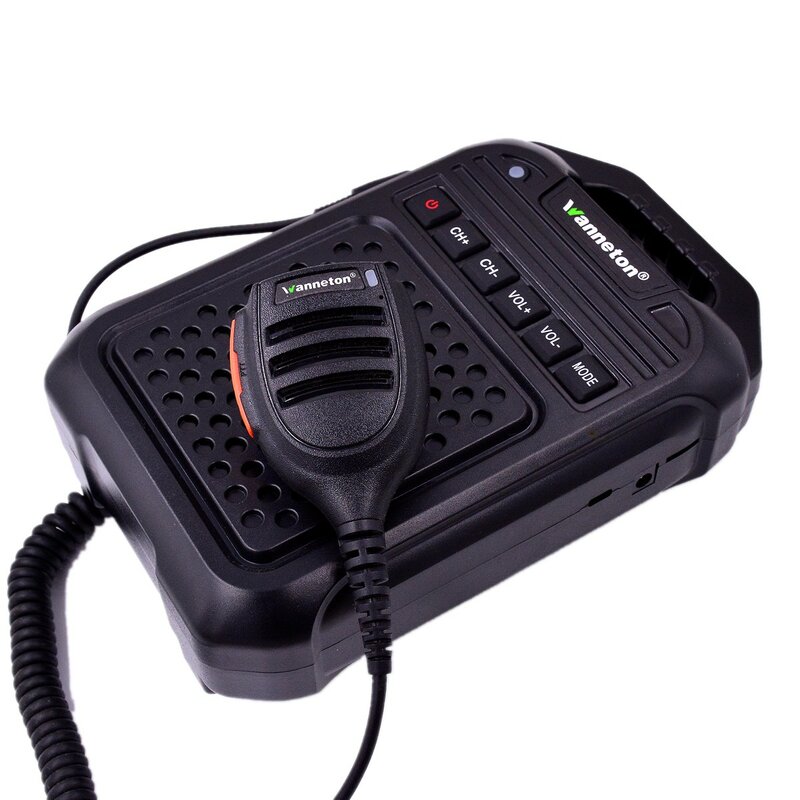 Wanneton KN666 głośnik Walkie Talkie z mikrofonem z szynką UHF 16-kanałowy głośnik Bluetooth gniazdo TF Radio domofon