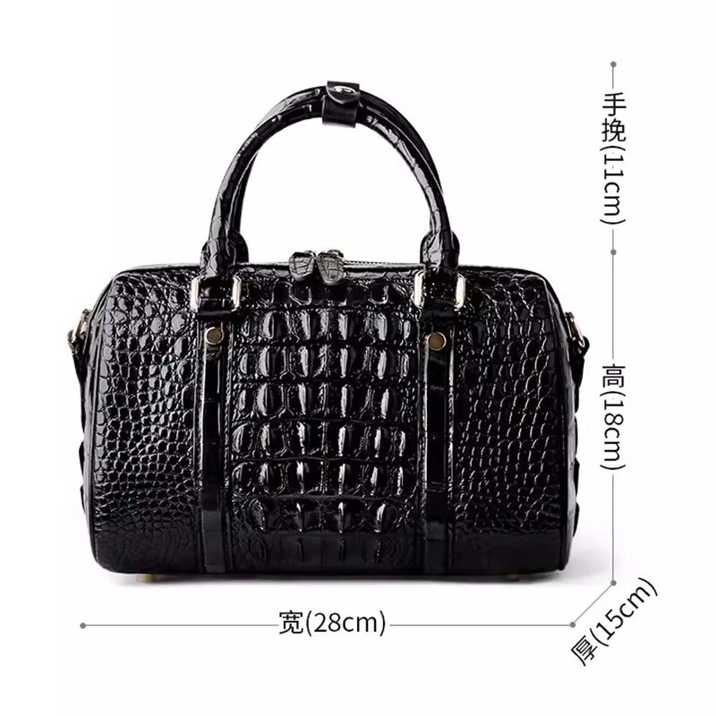 Yuanyu-bolsa de mão feminina, grande capacidade, elegante, crocodilo, novo