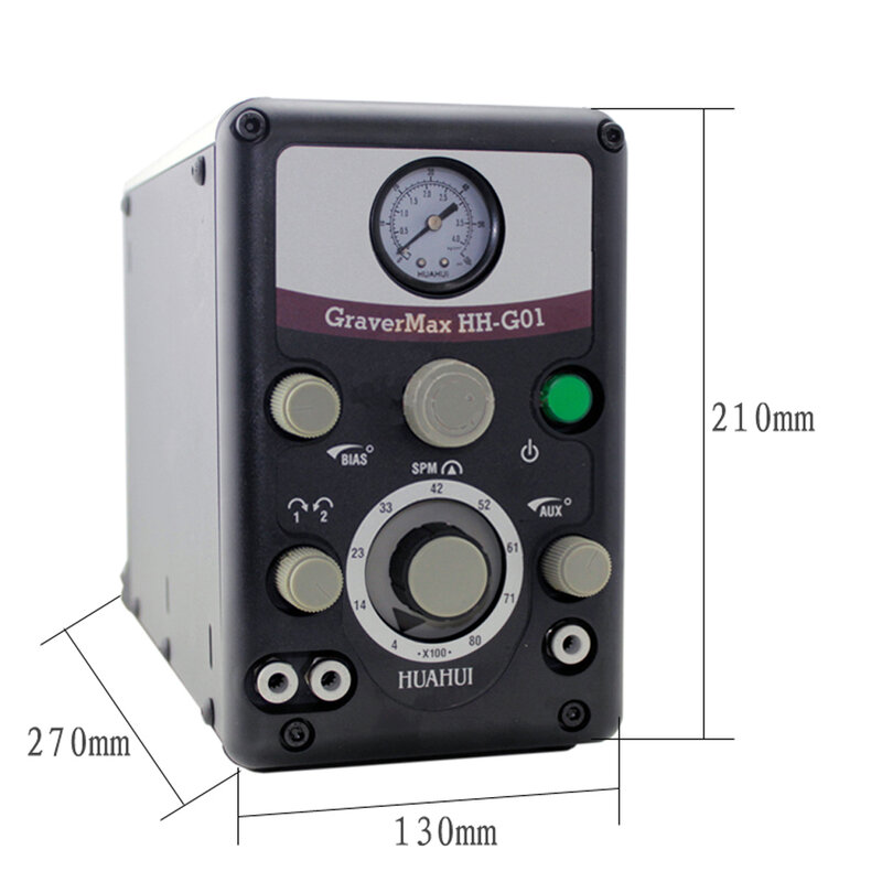 Graver-máquina de grabado de joyería neumática, herramienta de grabado, 0-8000 trazos/min GRS