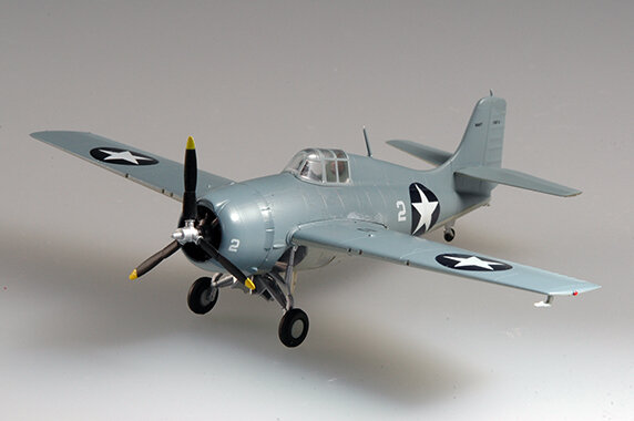 Easymodel 37248 1/72 Wildcat Fighter F4F USMC 223 Squadron Assembled Finished Military Static Plastic Model Collection or Gift
