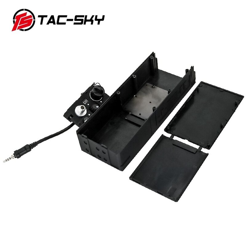 TAC-SKY Tactical Comtac Headset, Shooting Headset Adapters, Virtual Intercom Model, Dumb Box, Nenhuma Função Tactical PRC 148