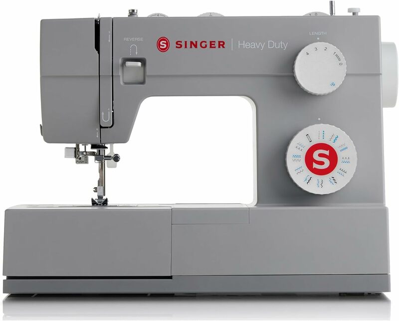 SINGER | 4423 macchina da cucire per impieghi gravosi con Kit di accessori inclusi, 97 applicazioni di punto, semplice, facile da usare