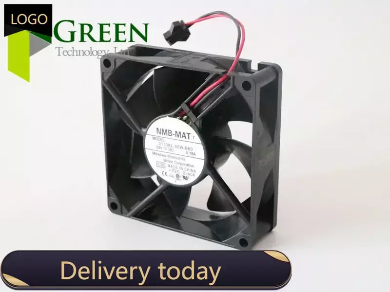 2PCS NEW Original NMB 24V 0.18A 8025 8MM 80MM 80*80*25MM computer case Cooling fan 3110KL-05W-B60 with 2pin