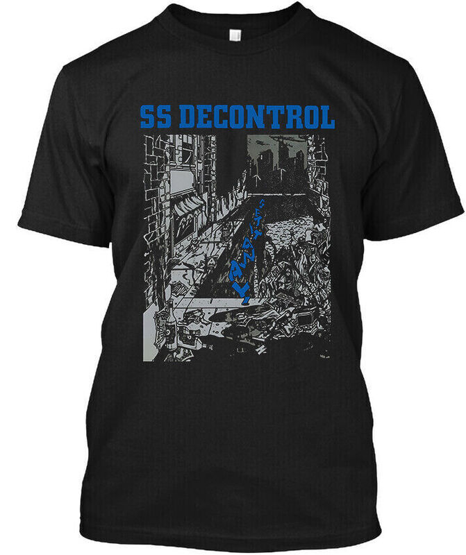 Ограниченный вес! Ss Decontrol американская жесткая музыкальная художественная винтажная графическая футболка S-5xl