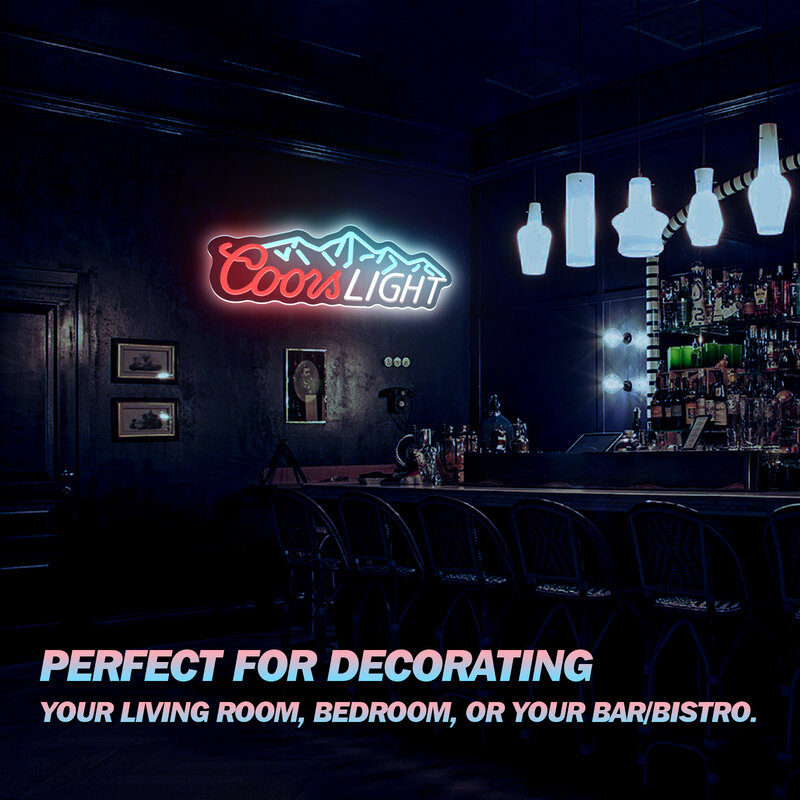 UponRay-Sign-3D de neón LED, arte de pared tallado para habitación, dormitorio, oficina, decoración de granja, Bar, Pub, Club