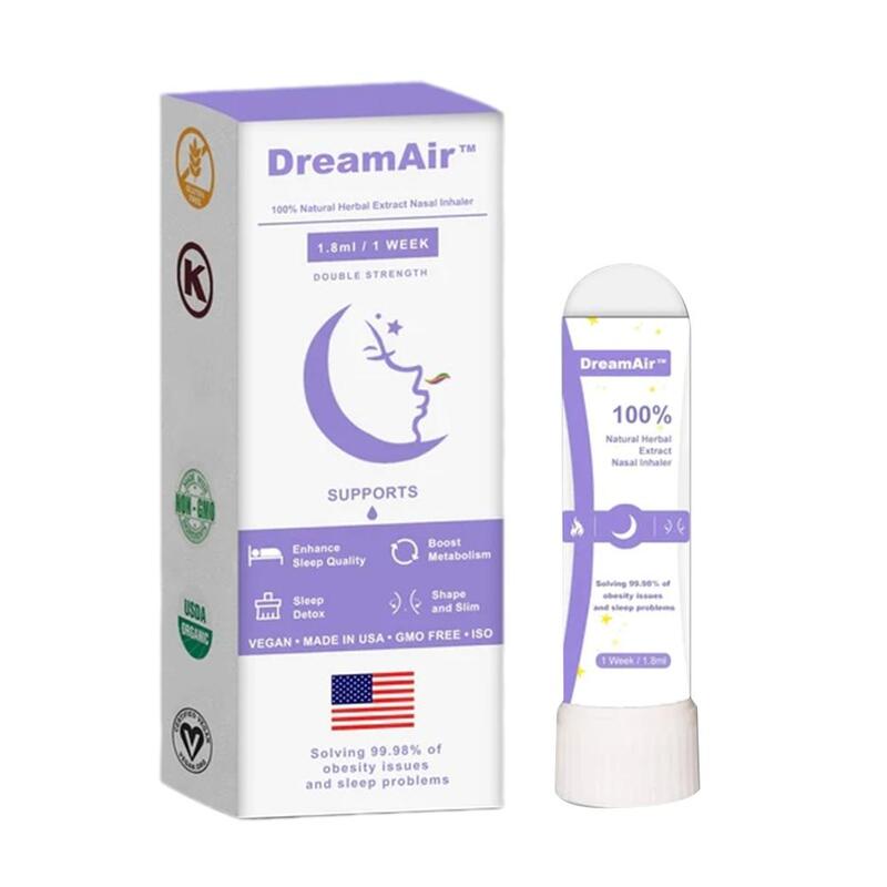 1pc Dreamair Sleep inalatore nasale per modellare il corpo Detox naturale perdita di peso e modellatura del corpo eliminazione dell'edema Y8s0