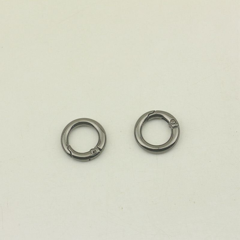 50Pcs 13mm O Ring Buckles Spring Keyring Leather Belt Strap Chain Buckle Snap Clasp Clip Trigger DIY Accessories