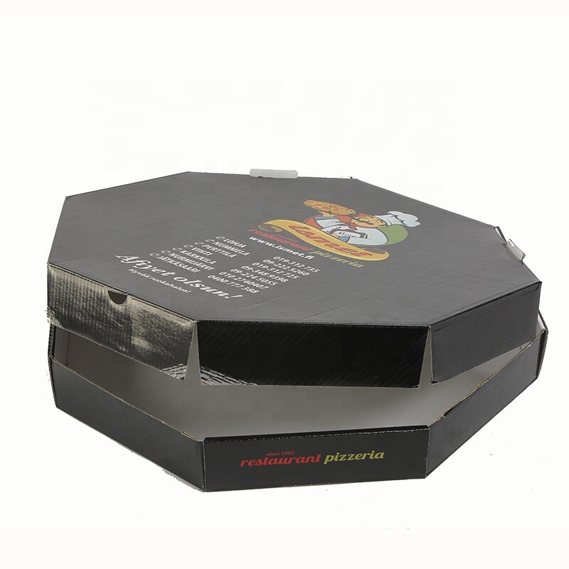 Boîte à pizza avec impression personnalisée, 285 boîtes d'expédition, haute qualité, produit en gros