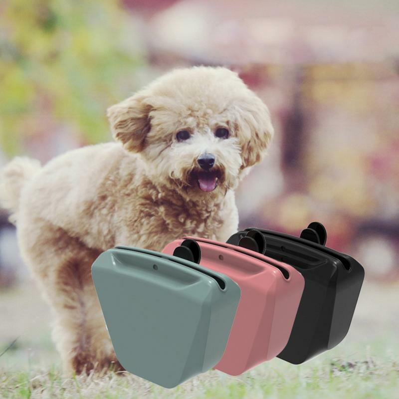 Poudres en silicone pour l'entraînement des chiens, sac de dressage pour animaux de compagnie, support inodore, fournitures pour animaux de compagnie