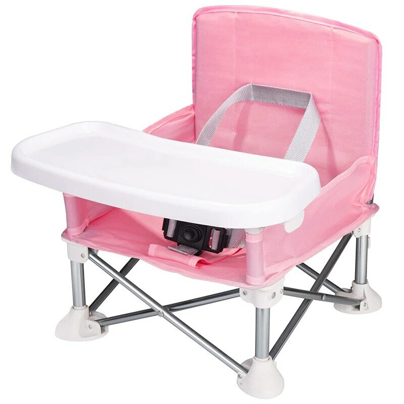 Mesa de elevación multifuncional para niños y bebés, silla plegable de comedor para acampar, asiento elevador portátil, accesorios infantiles
