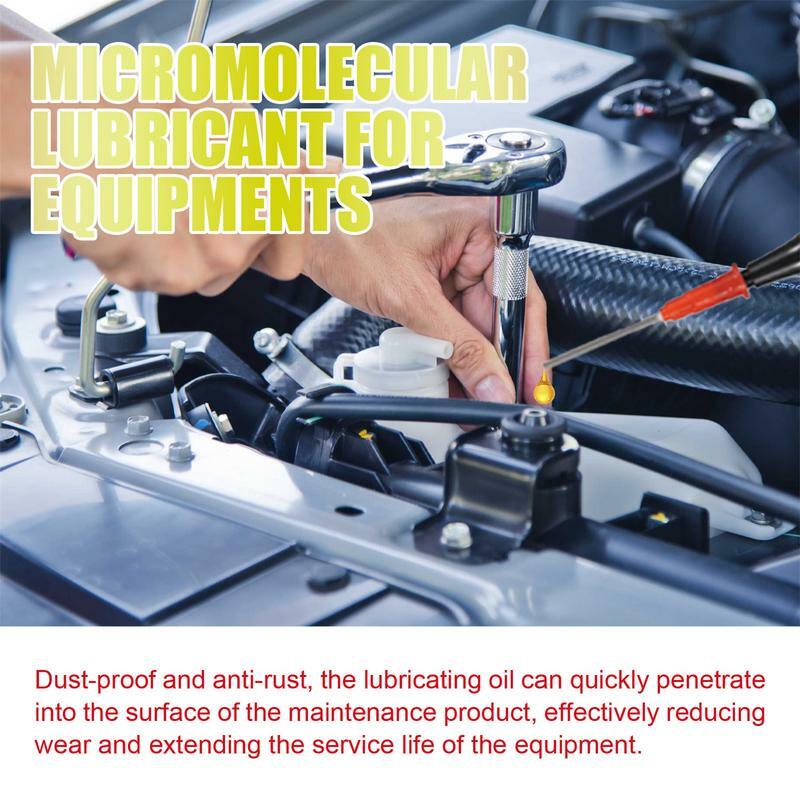Aceite lubricante para equipos automotrices, antioxidante, resistente a altas temperaturas, lubricante de moléculas pequeñas, 60ml