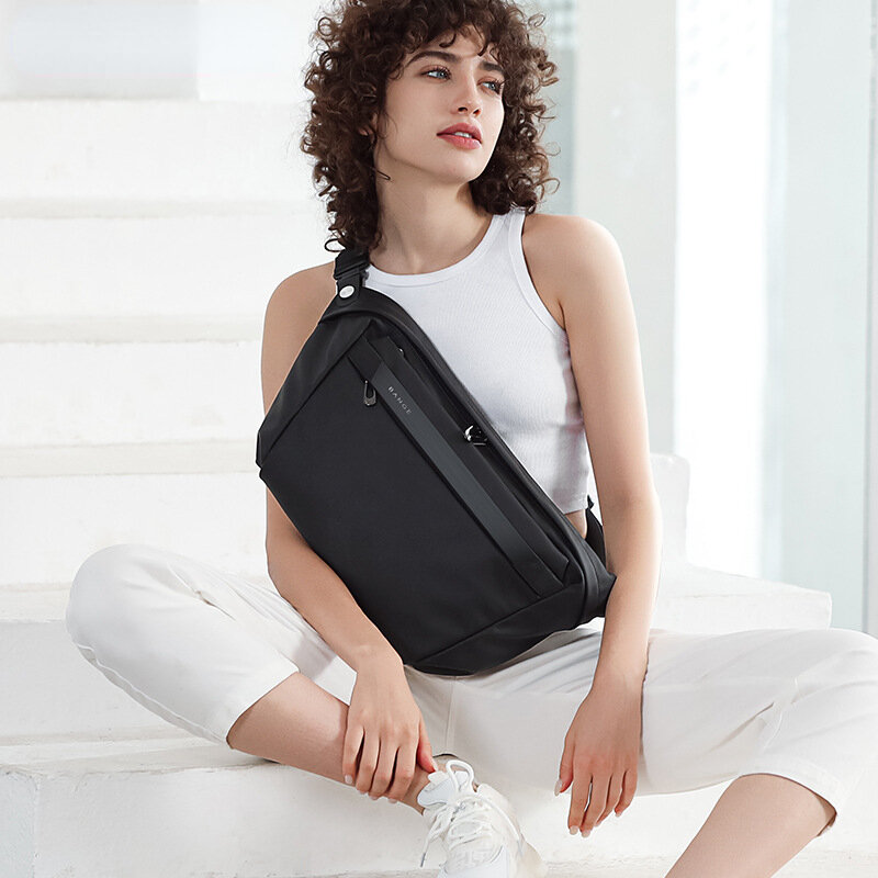 Chikage Único Ombro Crossbody Bag Moda Tendência Saco de Peito Impermeável Grande Capacidade Leve Unisex Portátil Bag