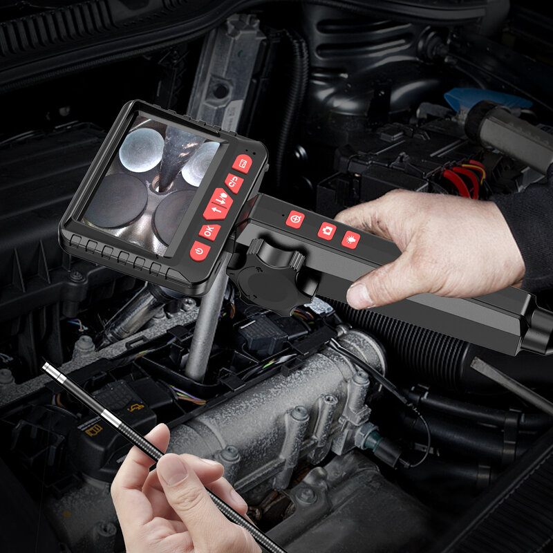 1080P ремонт автомобиля Φ для автомобиля 6 мм/8,5 мм 180 градусов камера для контроля руля с светодиодный Carring Bag IP67