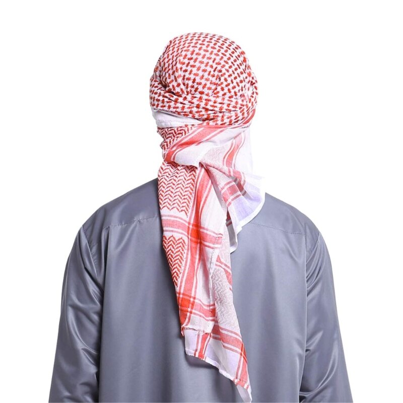 Keffiyeh Schal Schal, geeignet für verschiedene Outdoor-Aktivitäten und den täglichen Gebrauch F0T5