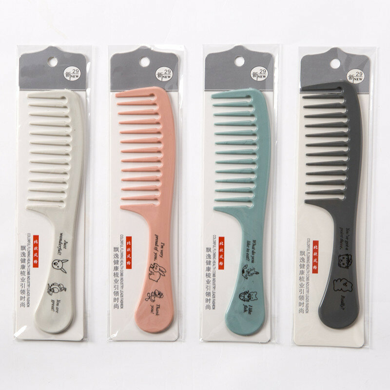 1Pc Children Plastic Makeup Hairbrush Health Care Tools Women Girls Cute Printed Mother-kids Hair Brush Comb for Baby Bath Stuff