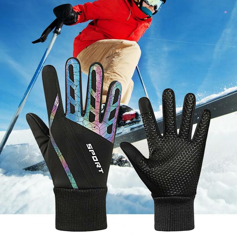 Winddicht Haut berühren Wasserdichte Anti Skid Handschuhe für Outdoor Sport