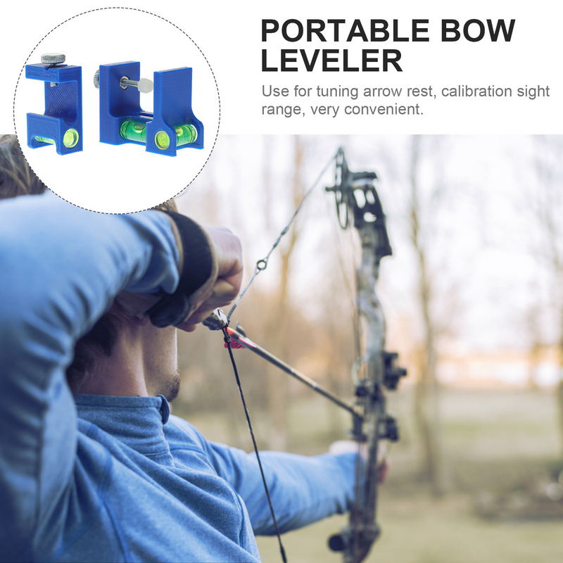 Portable Level Tools Bow Level Archery Portable Straightener Supply Accessory Bubble Level Replacement Level Bow Accessory