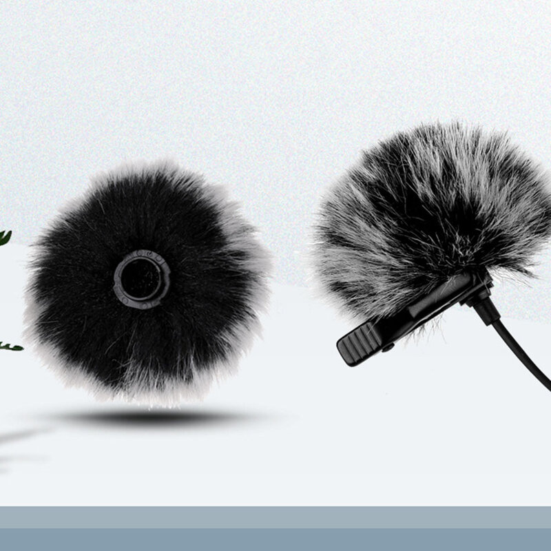 1pc Mikrofon Wind Muffs pelzige Windschutz scheibe Mikrofon Muff für 5-12/15mm Mikrofon Pelz Wind abdeckung Outdoor Pro Audio Zubehör