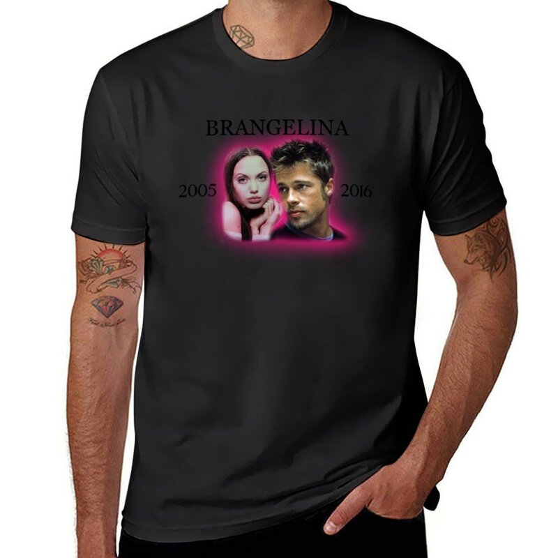Brangelina t-shirt summer top manica corta tee graphics manica corta tee men