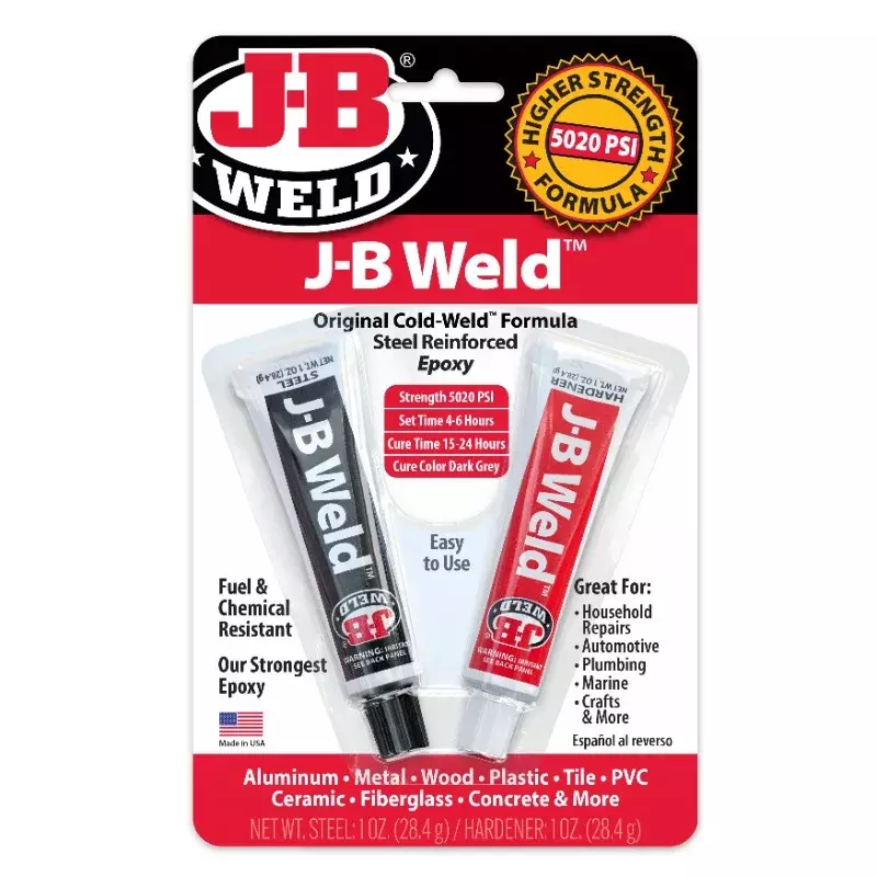 J-B Weld tubo gêmeo, 2 oz