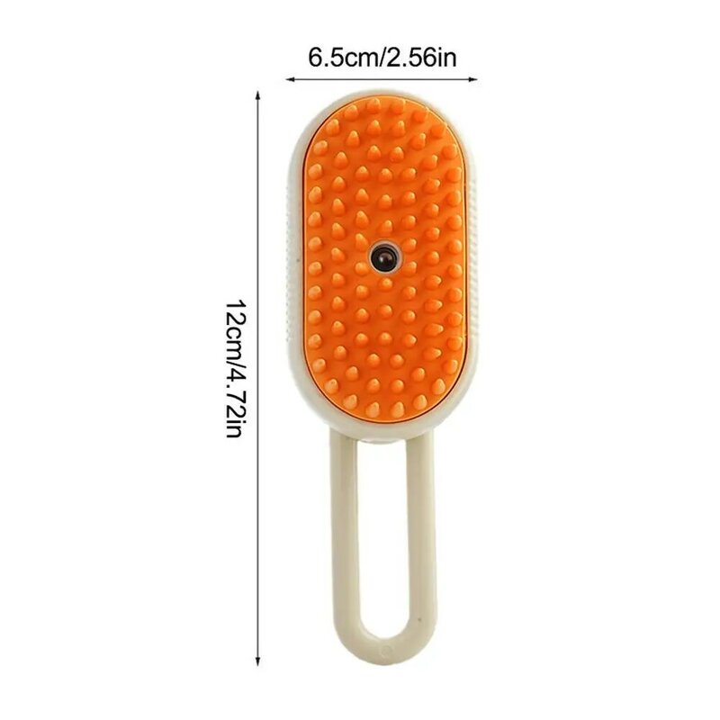 Steamy Cat Brush 3 In 1 Electric Anti-splashing Cat Brush With Steam Spray For Massage Pet Grooming Comb Hair Removal Combs 2024