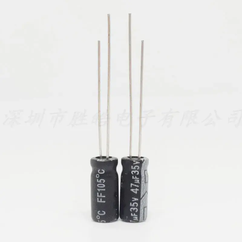 (50PCS)   35V47UF  Volume:5*11mm  Electrolytic Capacitor High Quality