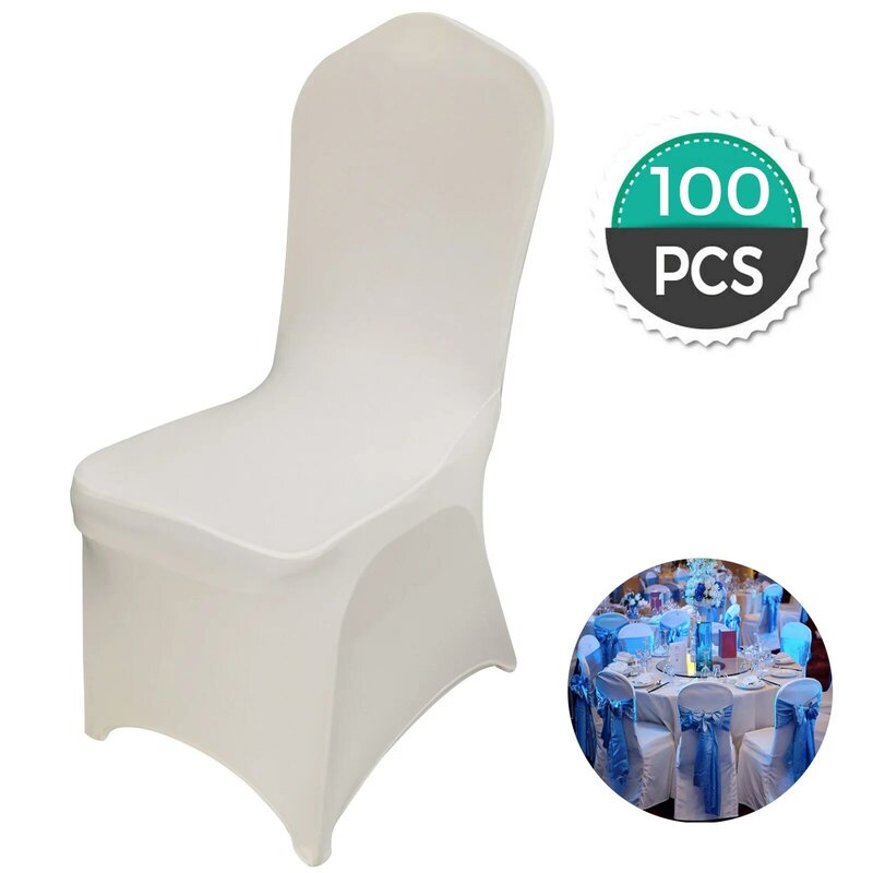 VEVOR-العالمي دنة تمتد كرسي يغطي ، غطاء منزلق لمطعم ، مأدبة ، فندق ، الطعام ، حفلة ، الزفاف ، 50 ، 100 ، 150 قطعة