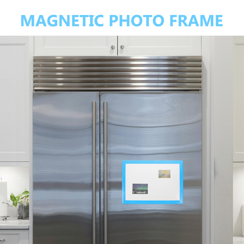 Moldura magnética, quadros para fotos geladeira, imagem ímãs, geladeira, PP, escritório