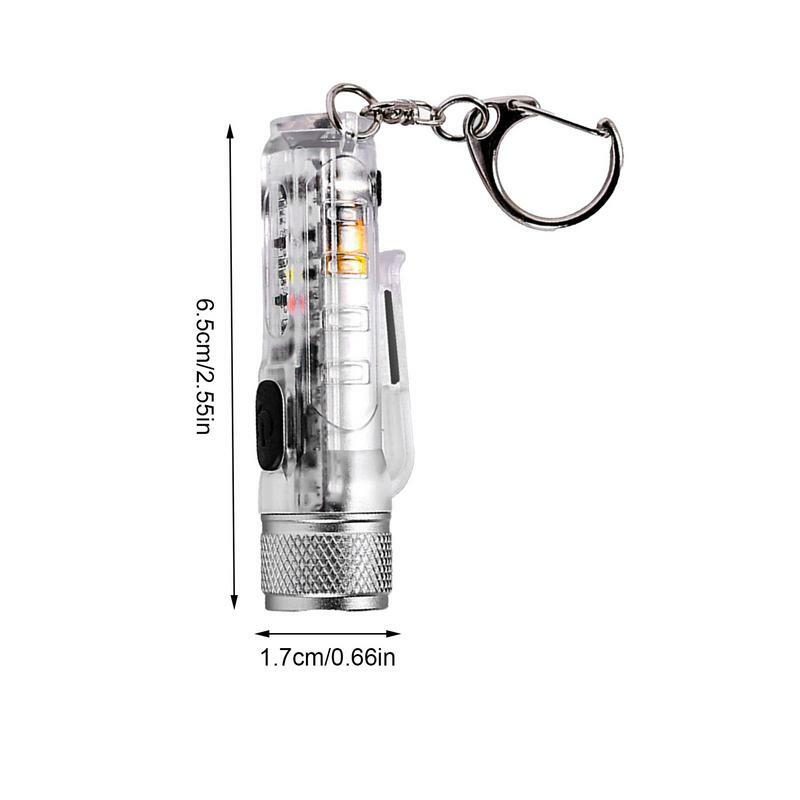 Mini linterna pequeña de larga duración, linterna Led de bolsillo de alta lúmenes, brillante, resistente al agua IP65, USB