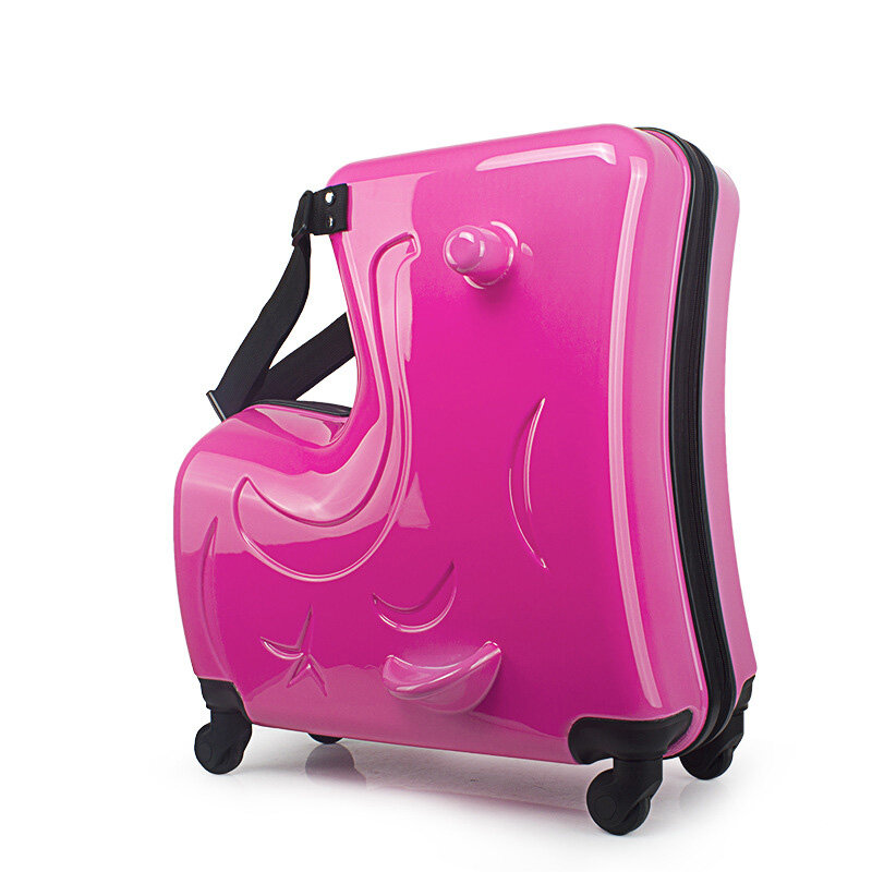 子供用の車輪付きの荷物,20インチの車輪付きのポータブルスーツケース,学生用のトラベルバッグ