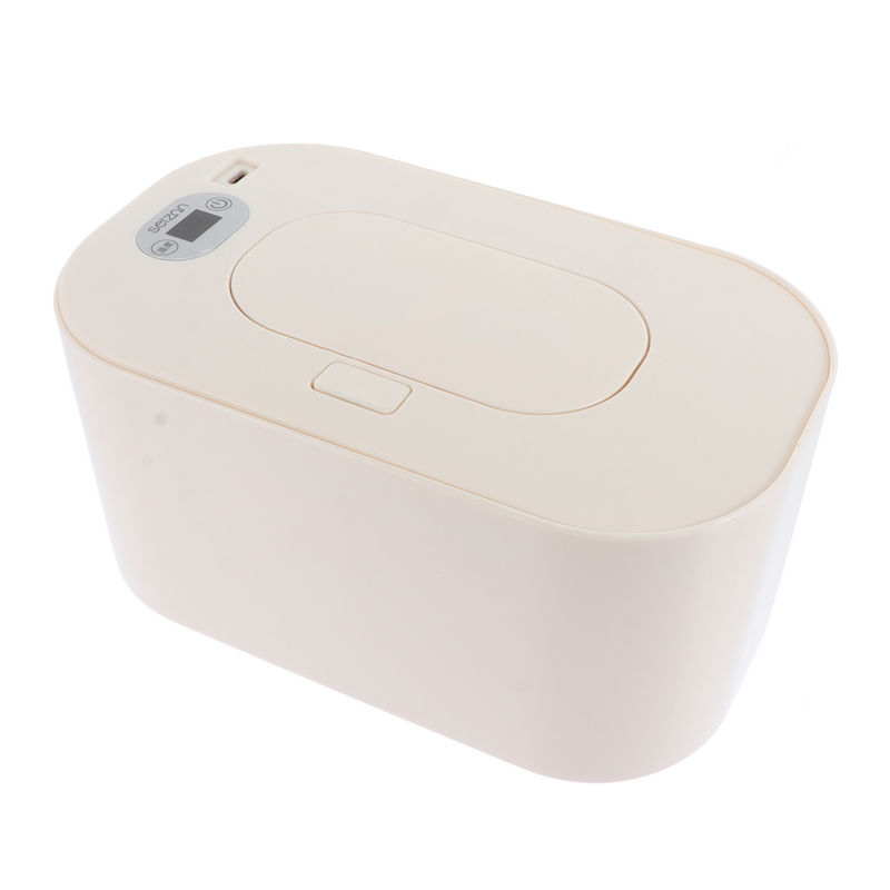 Calentador de toallitas húmedas portátil USB, calentador termostático de tejido blanco con bebé inteligente